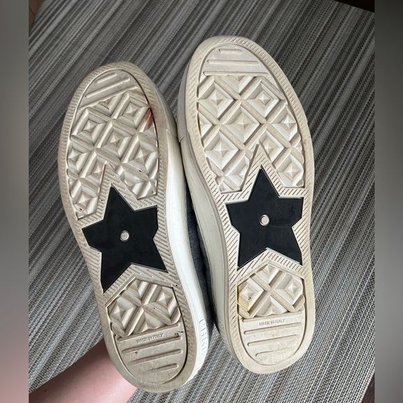 CHRISTIAN DIOR "Walk'n'Dior" Blue Faded Denim Low Top Sneakers - Picture 4 of 6